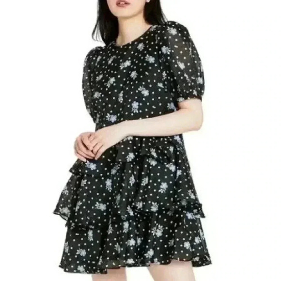 SANDY LIANG FLORAL DRESS NWOT - Picture 3 of 4